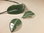 Kabelabdeckung Blätter-Set moosgrün glänzend